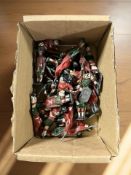 A box of die cast lead soldiers
