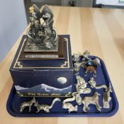 A Tudor Mint The Royal Crystals limited edition figure on stand,