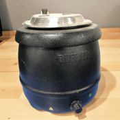 A Buffalo commercial soup kettle