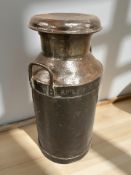 An Aplin & Barrett Limited milk churn, height 74 cm.