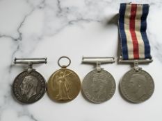 A WWI pair comprising British War medal and Victory medal named to 50333 Pte. A.