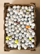 A large quantity of golf balls including Slazenger, Wilson, Callaway, etc.