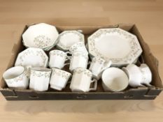 A quantity of Johnson Brothers Eternal Beau tea and dinner wares.