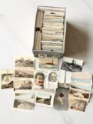 A quantity of vintage postcards including scenes of Whitley Bay, Newcastle and the North-East, etc.