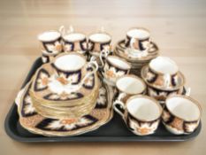 Approximately thirty-nine pieces of Royal Albert Crown China tea wares.