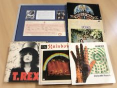 A reproduction John Lennon / The Beatles montage, 43 cm x 53 cm,