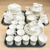 Approximately eighty-three pieces of Duchess Greensleeves tea,