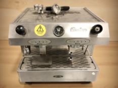 A Fracino stainless steel commercial coffee machine