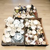 Assorted ceramics including an Enoch Wedgwood (Tunstall Limited) cottage rose part-tea service,