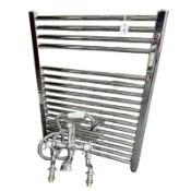 A chrome radiator,