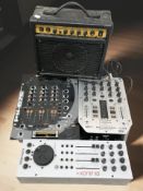 A Behringer fully VCA controlled DJ mixer,