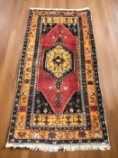 A Yahyali rug, Turkish Anatolia, 202 cm x 102 cm.