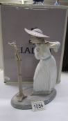 A boxed Lladro figure - Songbird.