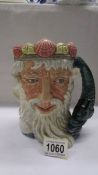 A Royal Doulton character jug - Neptune D6548.