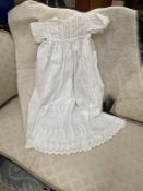 A 1950's Christening gown & Cashmere welcoming shawl