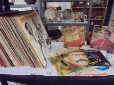 A Stan Richards (Seth Armstrong from Emmerdale) 45rpm record signed & a Quantity of LP & 45rpm recs.