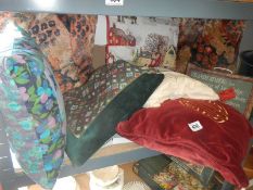 A good lot of assorted cushions.