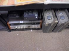 2 vintage 'Ghetto Blaster' radios, a Sony music centre (no speakers), a Philips cassette recorder