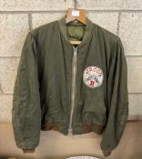 A US Army Tombstone Raiders tanker jacket purportedly from Korea