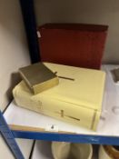 A boxed Holy Bible