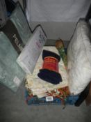 A mixed lot of linen.