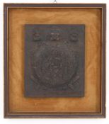 Embossed copper tanka "TIBETAN RITUAL CALENDAR"