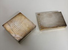Two cigarette boxes