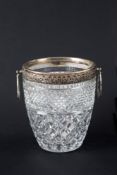 Crystal ice bucket