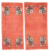 A pair of Yazd carpets. Persia