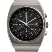 A GENTLEMAN'S SIZE STAINLESS STEEL OMEGA SPEEDMASTER 125 CHRONOGRAPH BRACELET WATCH DATED 1977, REF.