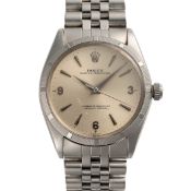 A GENTLEMAN'S SIZE STAINLESS STEEL ROLEX OYSTER PERPETUAL BRACELET WATCH CIRCA 1966, REF. 1003/