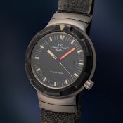 A RARE GENTLEMAN'S TITANIUM GERMAN MILITARY IWC PORSCHE DESIGN OCEAN 2000 AUTOMATIC BUND DIVERS