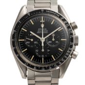 A GENTLEMAN'S SIZE STAINLESS STEEL OMEGA SPEEDMASTER PROFESSIONAL 