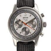 A GENTLEMAN'S SIZE STAINLESS STEEL ENICAR SHERPA GRAPH CHRONOGRAPH WRIST WATCH CIRCA 1960s, REF.