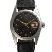 A GENTLEMAN'S SIZE STAINLESS STEEL TUDOR PRINCE OYSTERDATE 34 SELF WINDING WRIST WRIST WATCH CIRCA