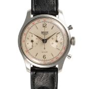 A RARE GENTLEMAN'S SIZE STAINLESS STEEL HEUER 