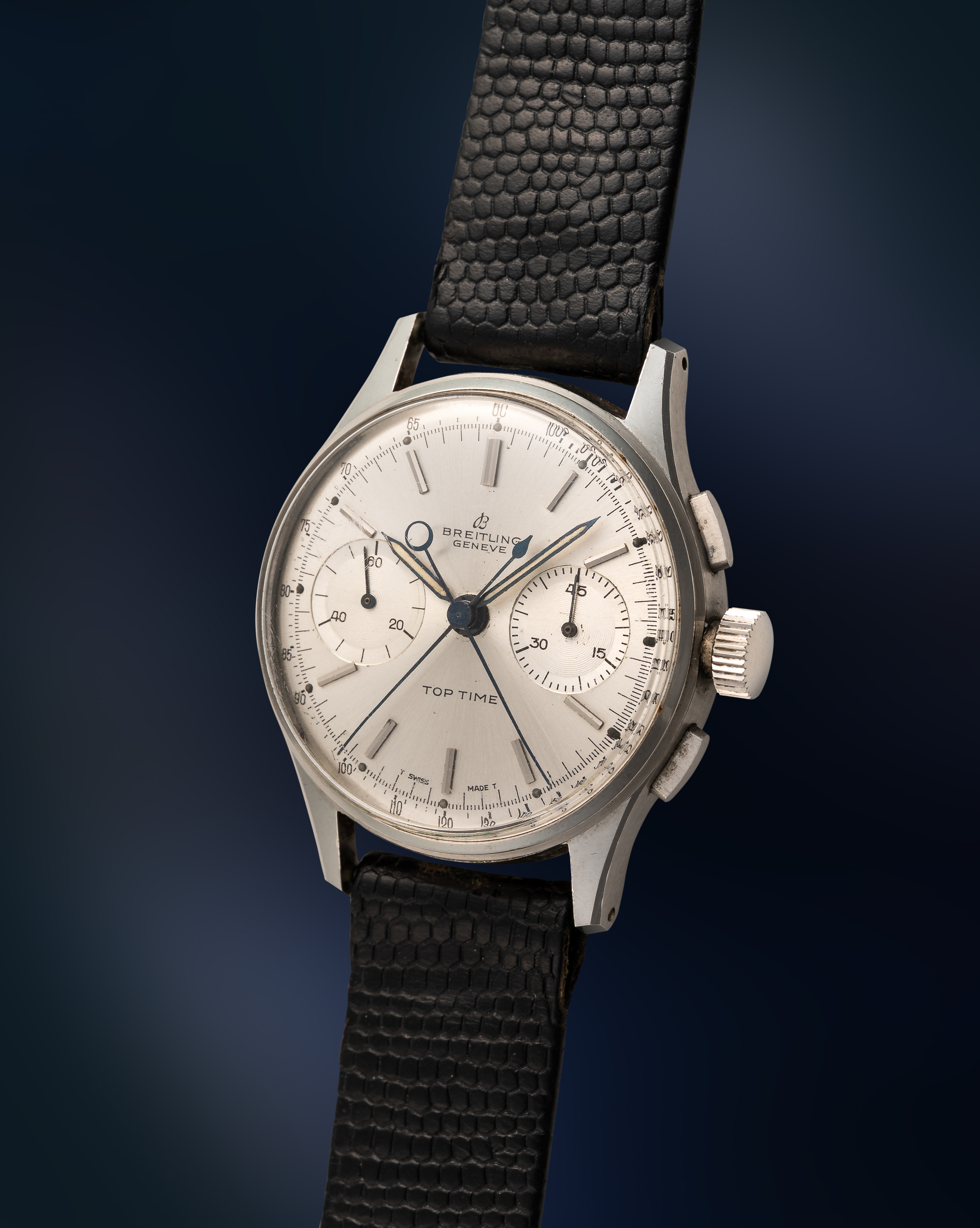 A GENTLEMAN'S SIZE STAINLESS STEEL BREITLING DUOGRAPH SPLIT SECONDS CHRONOGRAPH WRIST WATCH CIRCA - Image 3 of 10