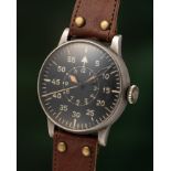 A RARE GERMAN MILITARY LUFTWAFFE B.UHR A. LANGE & SOHNE NAVIGATORS OBSERVATION PILOTS WATCH CIRCA