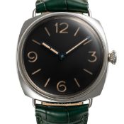A GENTLEMAN'S SIZE STAINLESS STEEL PANERAI RADIOMIR 3 DAYS ACCIAIO WRIST WATCH DATED 2018, REF.