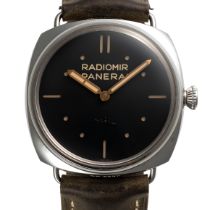 A GENTLEMAN'S SIZE STAINLESS STEEL PANERAI 3 DAYS RADIOMIR S.L.C. WRIST WATCH DATED 2020, REF.