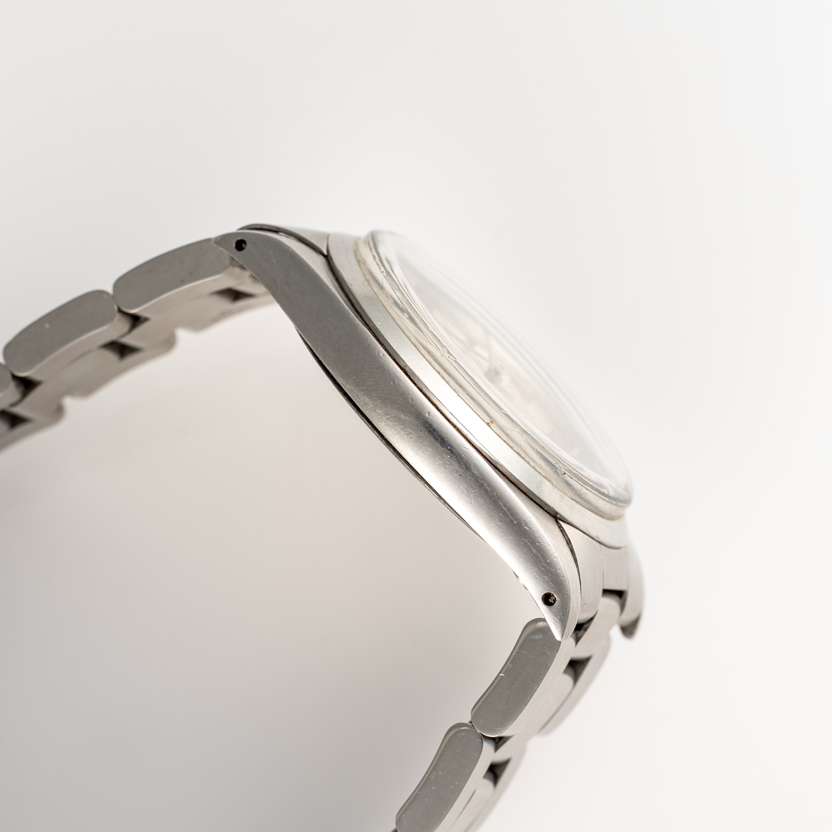 A RARE GENTLEMAN'S SIZE STAINLESS STEEL ROLEX OYSTER PRECISION BRACELET WATCH DATED 1971, REF. - Image 6 of 9