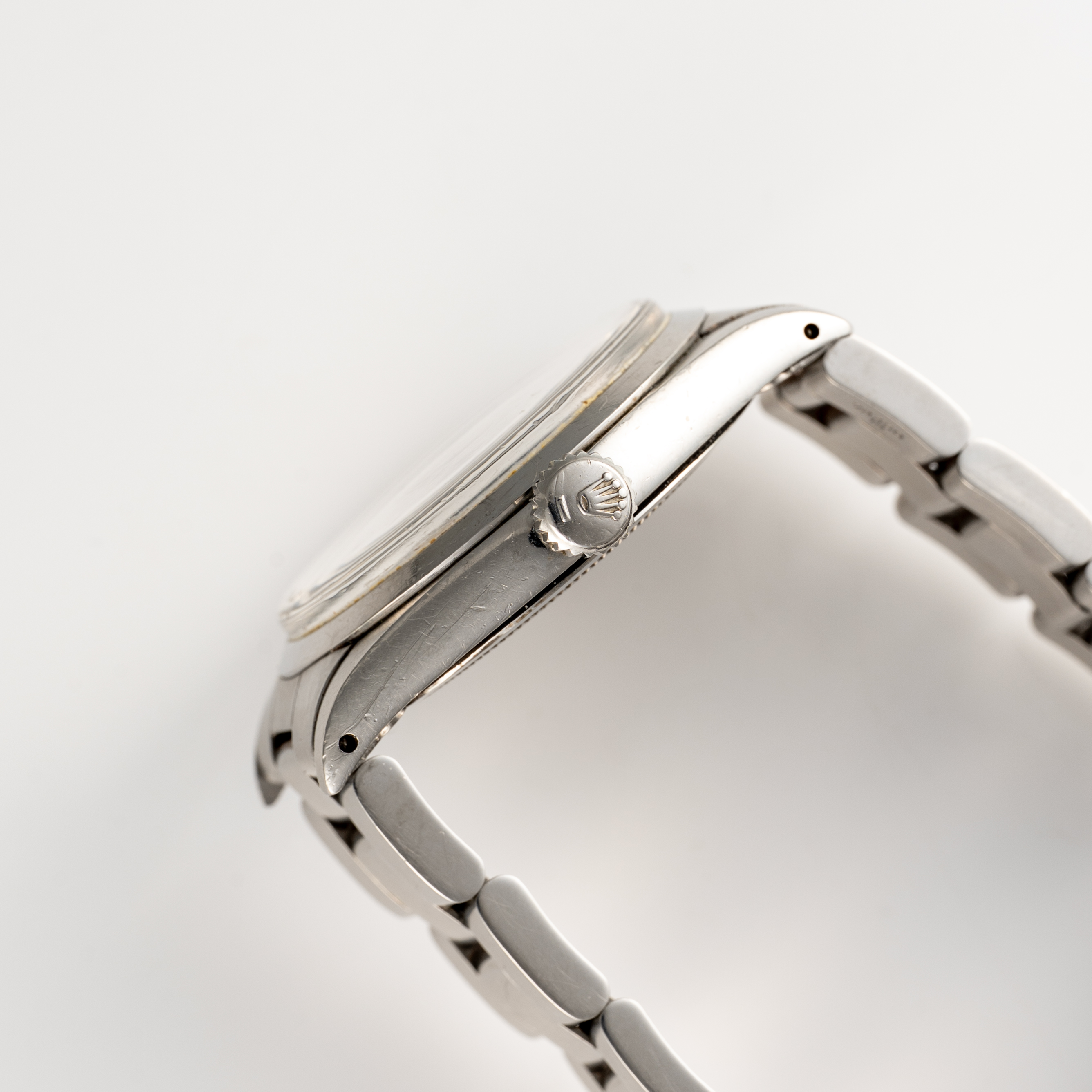 A RARE GENTLEMAN'S SIZE STAINLESS STEEL ROLEX OYSTER PRECISION BRACELET WATCH DATED 1971, REF. - Image 5 of 9