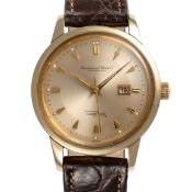 A RARE GENTLEMAN'S SIZE STAINLESS STEEL & GOLD IWC INGENIEUR AUTOMATIC WRIST WATCH CIRCA 1960,