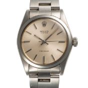A GENTLEMAN'S SIZE STAINLESS STEEL ROLEX OYSTER PRECISION BRACELET WATCH CIRCA 1970, REF. 6426