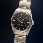 A RARE GENTLEMAN'S SIZE STAINLESS STEEL ROLEX OYSTER PERPETUAL CHRONOMETER BRACELET WATCH CIRCA