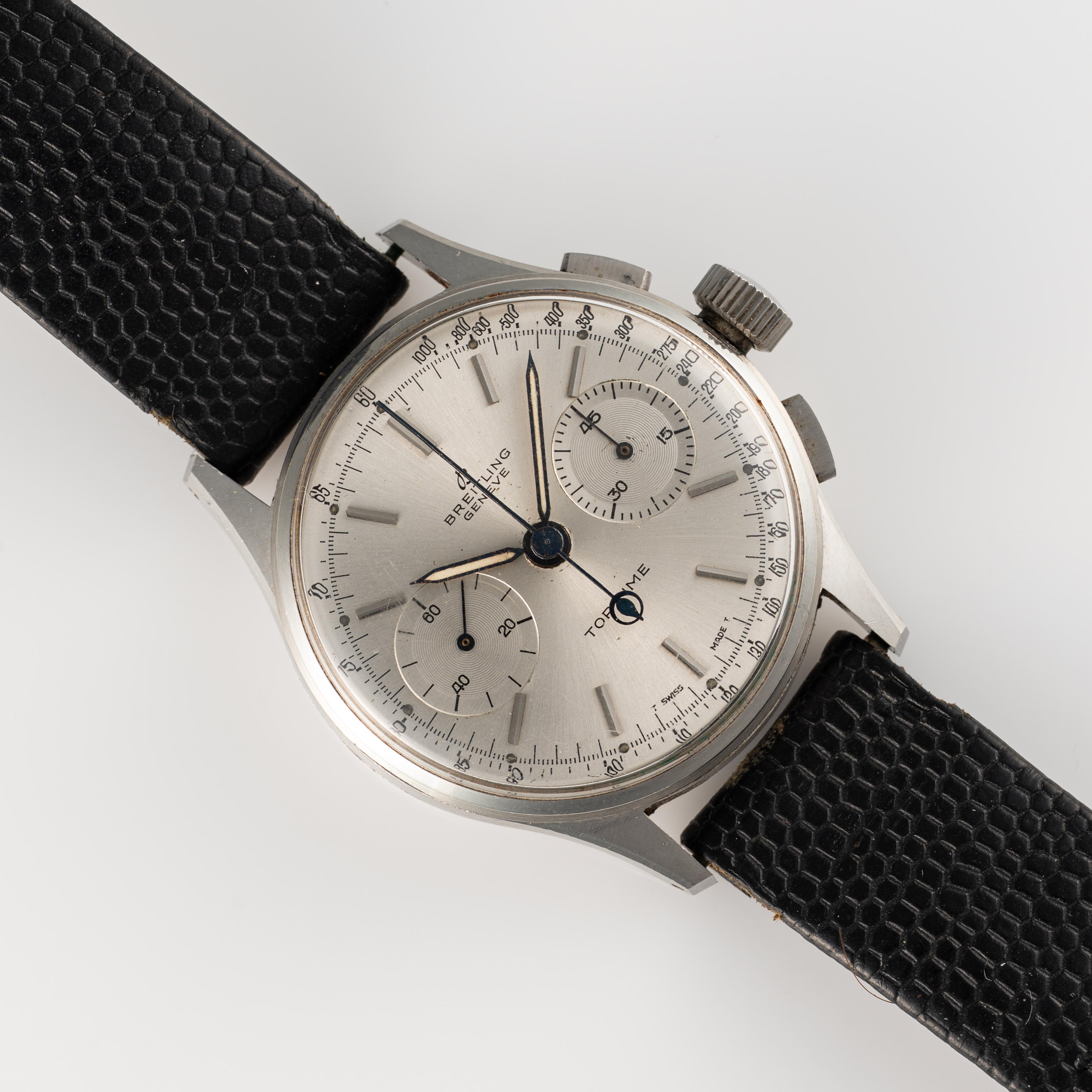 A GENTLEMAN'S SIZE STAINLESS STEEL BREITLING DUOGRAPH SPLIT SECONDS CHRONOGRAPH WRIST WATCH CIRCA - Image 5 of 10