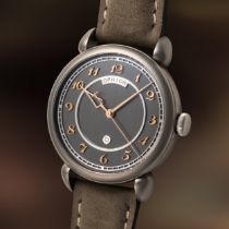 A RARE GENTLEMAN'S SIZE TITANIUM OPHION VELOS 786 GILT SPECTRE WRIST WATCH CIRCA 2022, THE LIMITED