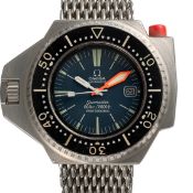 A GENTLEMAN'S SIZE STAINLESS STEEL OMEGA SEAMASTER PROFESSIONAL 600 