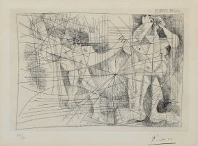 Φ Pablo Picasso (Spanish 1881-1973) Couple, from La Magie Quotidienne (Bloch 1460) Signed and