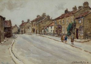James William Booth RCA (1867-1953) Claughton, North Yorkshire Signed JW Booth RCA (lower right)
